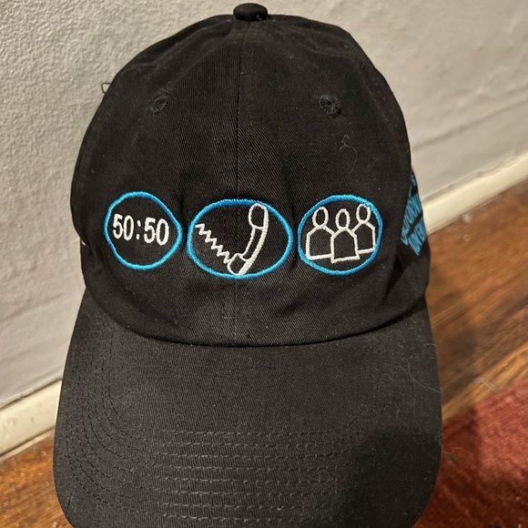 Vintage Disney California Adventure Who Wants To Be A Millionaire Play It! Hat - Picture 1 of 5